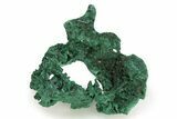 Silky, Bortyoidal Malachite Cluster - DR Congo #261912-1